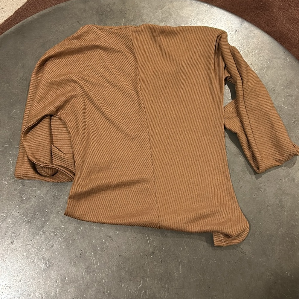 NWT Rag&Bone Camel the knit bias top - Picture 6 of 6